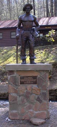 CCC Statue installed June 1999